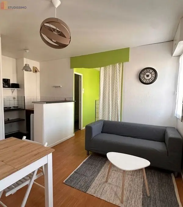 Studio meublé 27m² Saint-Brieuc - Meublé, DPE D - Photo 3