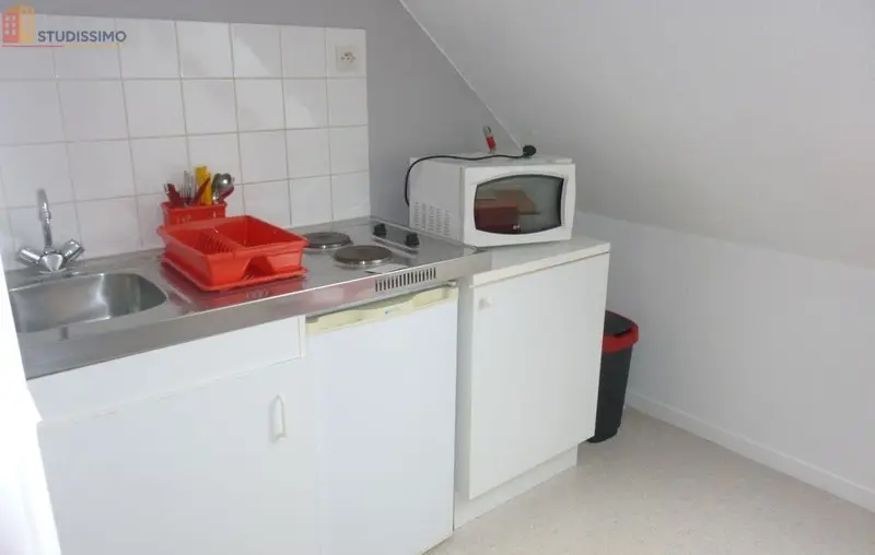 Studio meublé 18m² Saint-Brieuc - Équipé, wifi - Photo 1