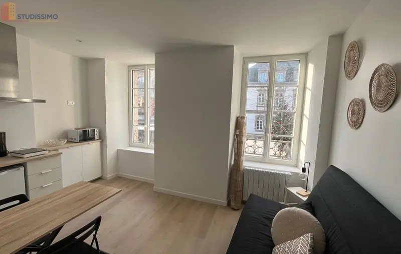 Studio meublé 18m² Lannion centre - Meublé, lumineux - Photo 2