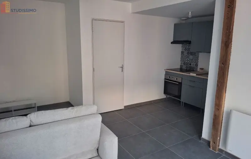 Studio meublé 26m² Guéret centre - Calme, lumineux - Photo 2