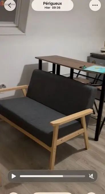 Studio 25m² Périgueux - Meublé, tout inclus - Photo 2