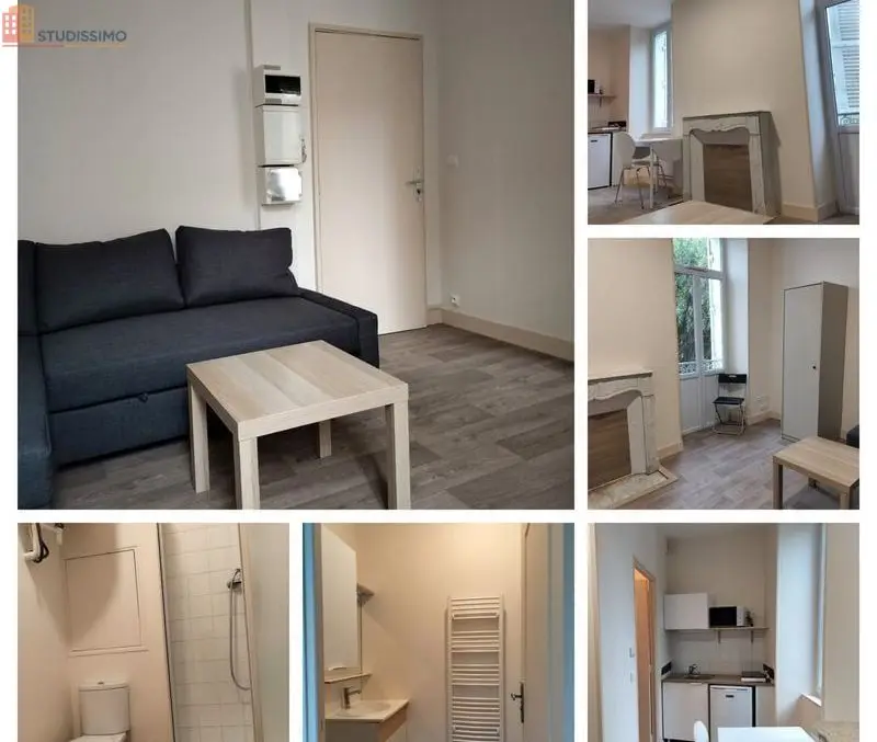 Studio meublé 19m² Périgueux centre - Quartier des Arènes, lumineux - Photo 1