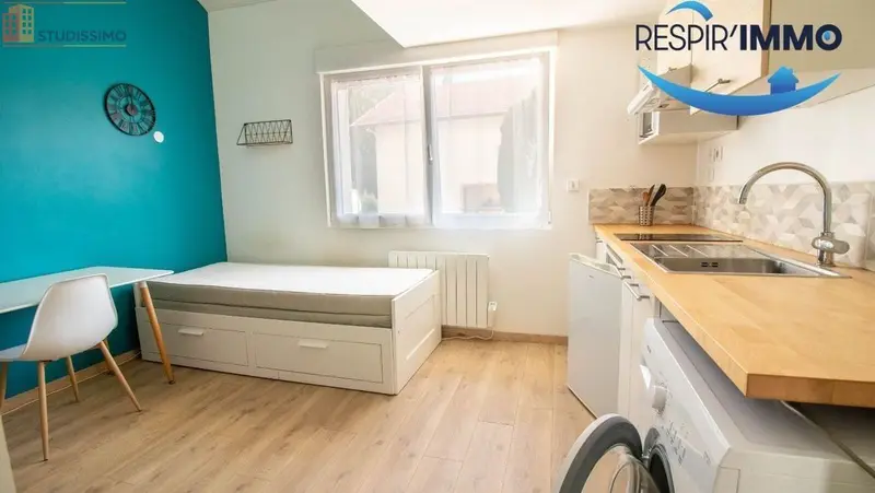 Studio meublé 14m² Montbéliard - Meublé, DPE D - Photo 6