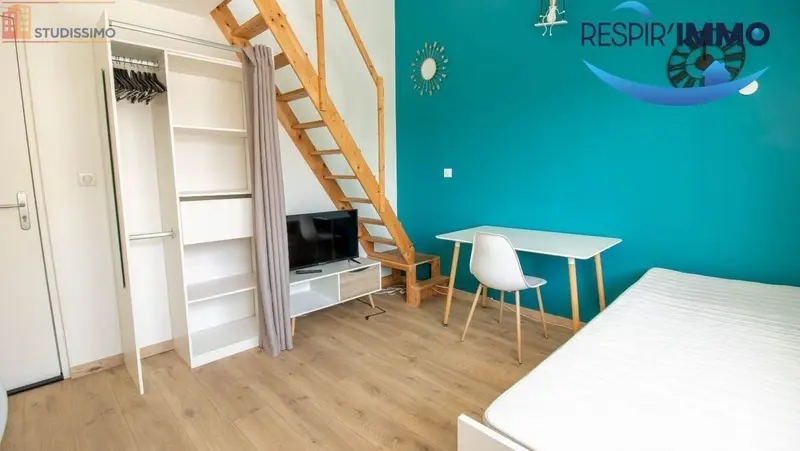 Studio meublé 14m² Montbéliard - Meublé, DPE D - Photo 1