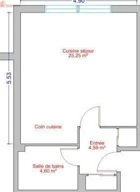 Studio 34m² Besançon 25000 - 2e étage, lumineux - Photo 2