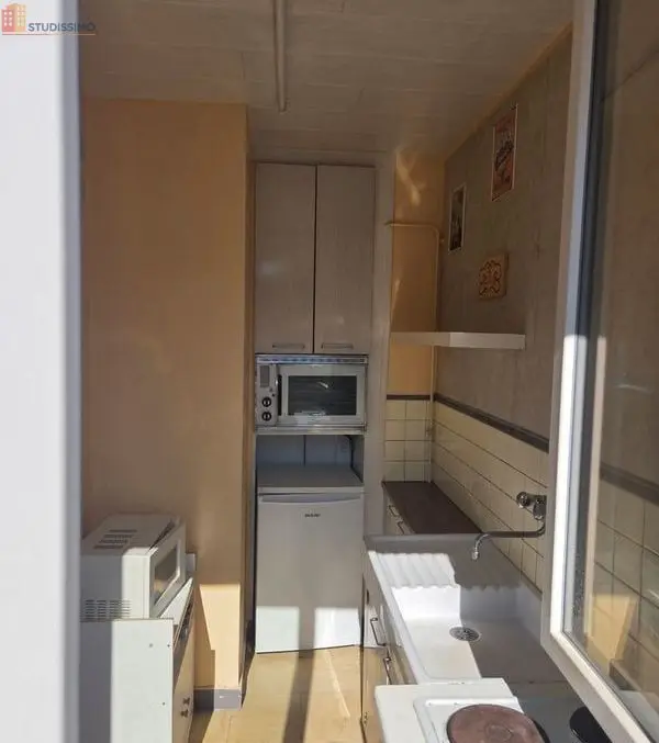 Studio meublé 21m² Besançon - Terrasse, lumineux - Photo 3