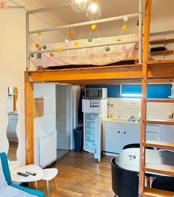 Studio meublé 24m² Besançon - Meublé, 1er étage - Photo 1