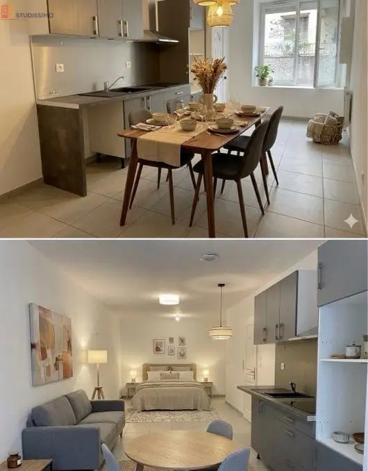 Studio 32m² Montoison - Agréable, centre-ville - Photo 1