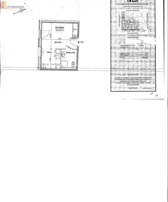 Studio 23m² Valence - - Photo 3