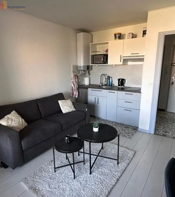 Studio meublé 20m² Romans-sur-Isère centre - Terrasse, parking - Photo 8