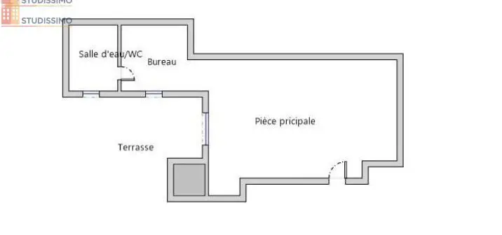Studio 26m² Valence centre historique - Terrasse, meublé - Photo 4