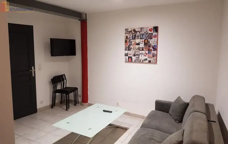 Studio meublé 24m² Valence 26000 - Meublé, DPE D - Photo 3