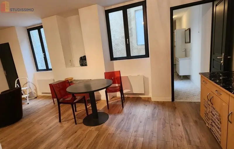 Studio meublé 44m² Valence centre - Cour privée, grand séjour - Photo 9