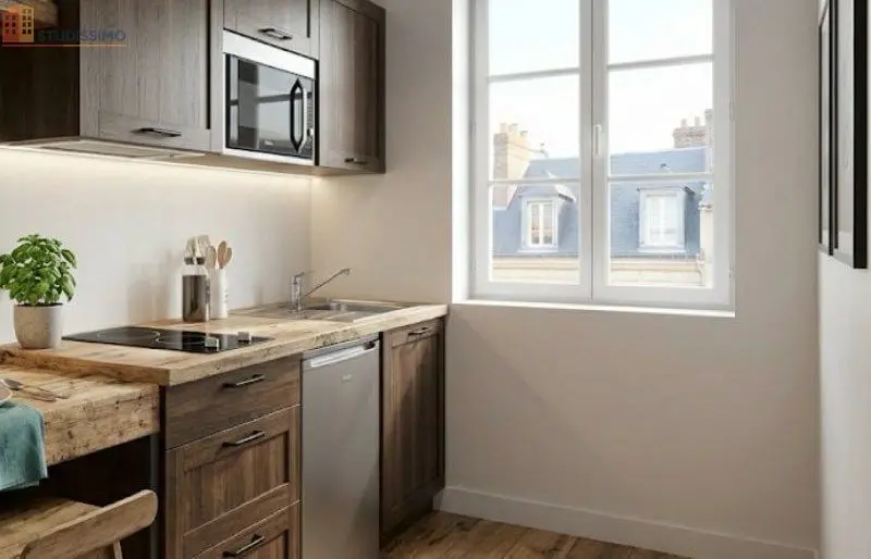 Studio meublé 15m² Pont-Audemer - Tout compris, idéal pros - Photo 3