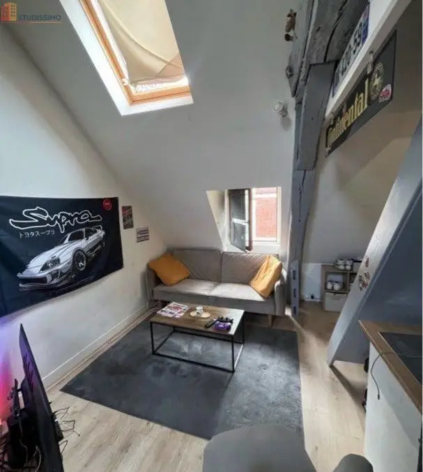 Studio 19m² Pont-Audemer - Duplex rénové, centre-ville - Photo 1