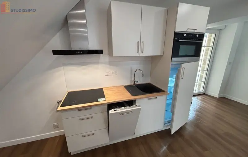 Studio meublé 28m² Spézet - Meublé, DPE B - Photo 2