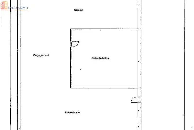 Studio 25m² Brest 29200 - Photo 2