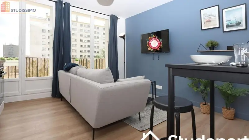 Studio meublé 11m² Brest 29200 - Meublé, DPE A - Photo 7
