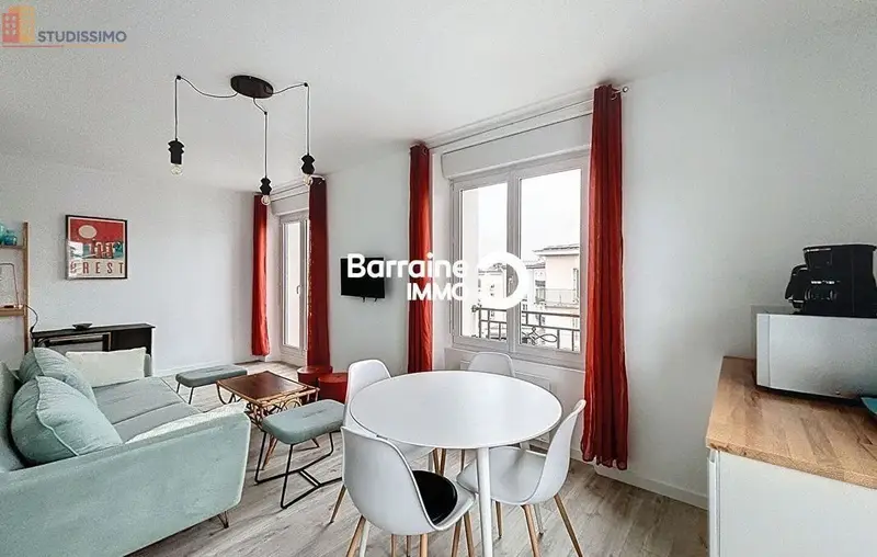 Studio meublé 26m² Brest 29200 - Dernier étage, lumineux - Photo 28