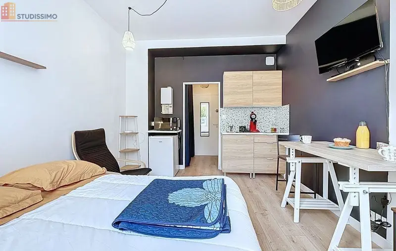 Studio meublé 18m² Brest 29200 - Meublé, lumineux - Photo 20