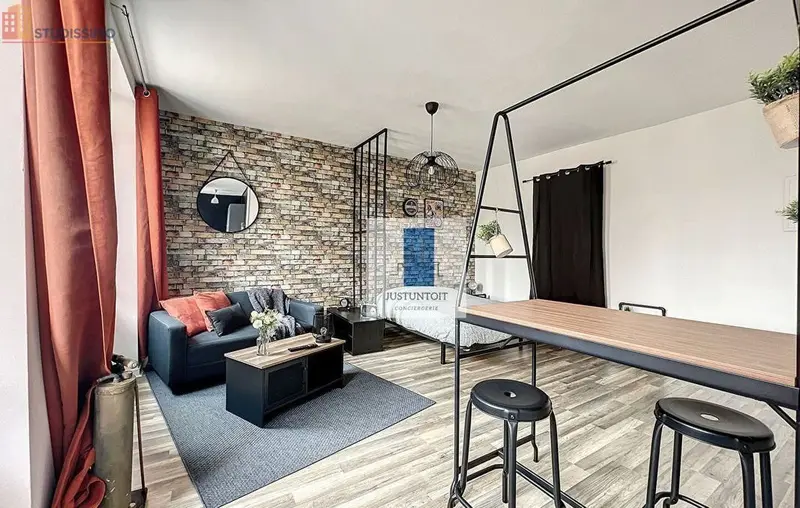 Studio meublé 25m² Brest 29200 - Meublé, DPE D - Photo 11