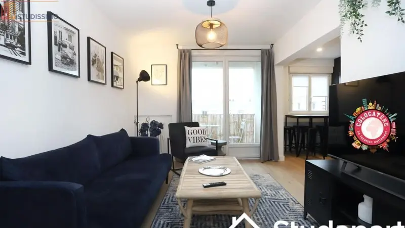 Studio meublé 10m² Brest 29200 - Meublé, DPE A - Photo 1