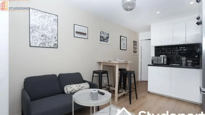 Studio meublé 11m² Brest 29200 - Meublé, DPE A - Photo 3