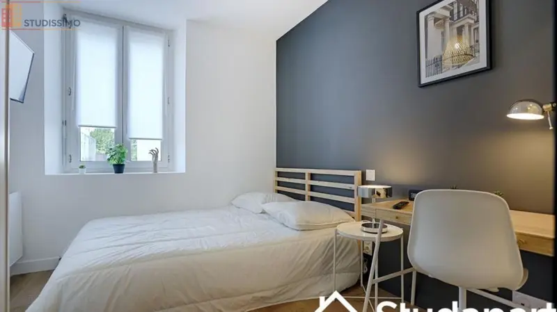 Studio meublé 13m² Brest 29200 - Meublé, DPE A - Photo 2
