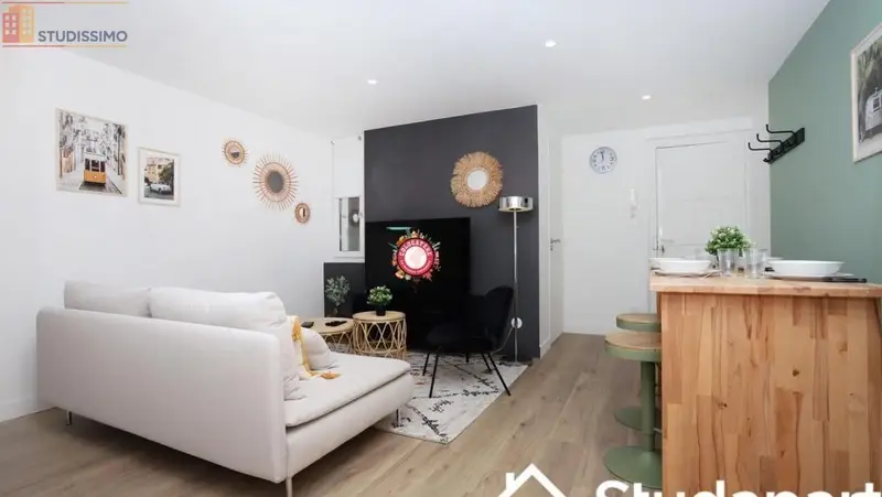Studio meublé 12m² Brest 29200 - Meublé, DPE A - Photo 9