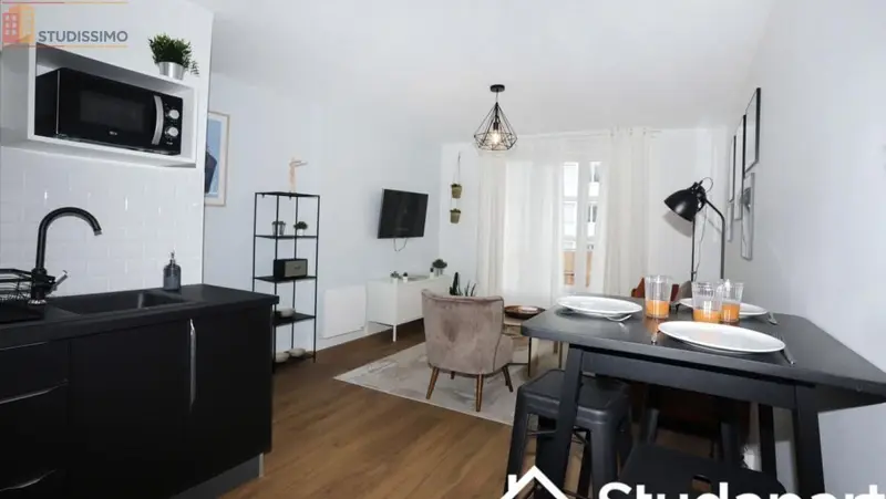 Studio meublé 11m² Brest 29200 - Meublé, DPE A - Photo 3