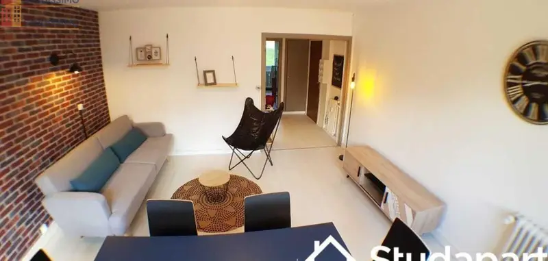 Studio meublé 14m² Brest 29200 - Meublé, DPE A - Photo 2