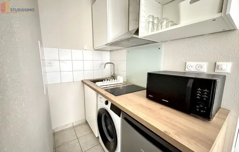 Studio meublé 21m² Brest 29200 - Meublé, DPE D - Photo 12