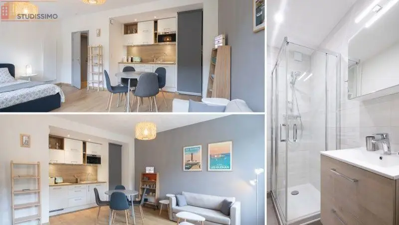 Studio meublé 30m² Quimper - Lumineux, vue panoramique - Photo 1