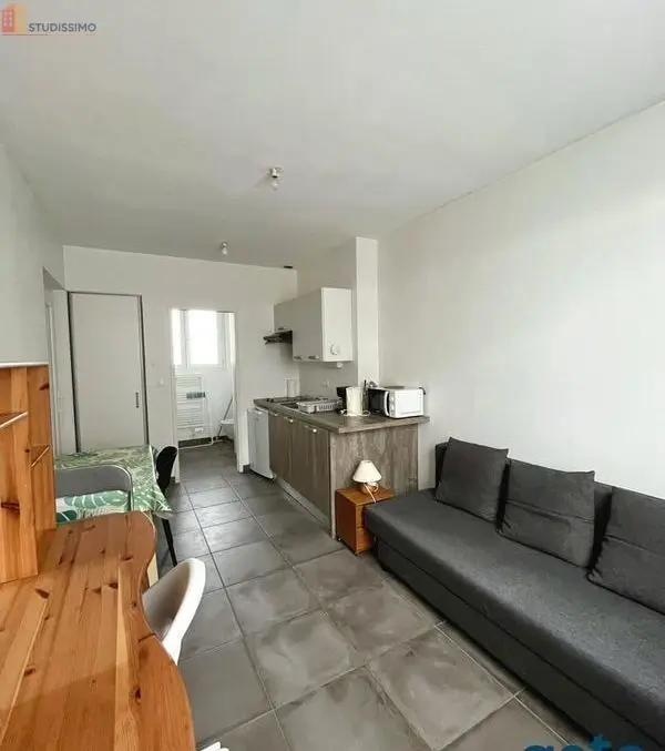 Studio meublé 17m² Brest 29200 - Meublé, DPE D - Photo 3