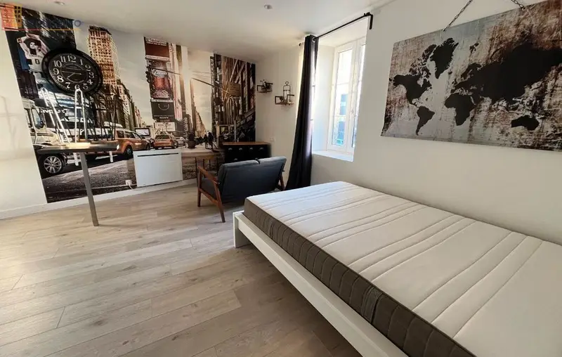 Studio meublé 20m² Pont-l'Abbé - Rénové, centre-ville - Photo 1