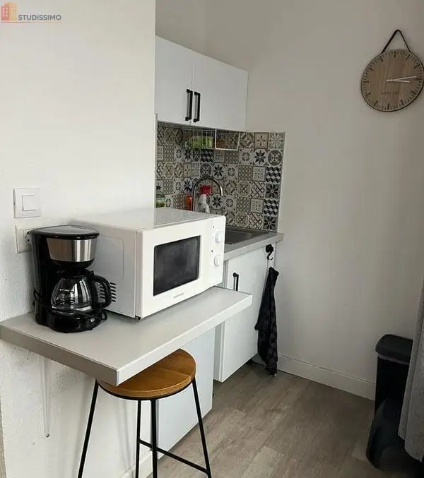 Studio meublé 18m² Brest 29200 - Meublé, DPE D - Photo 2