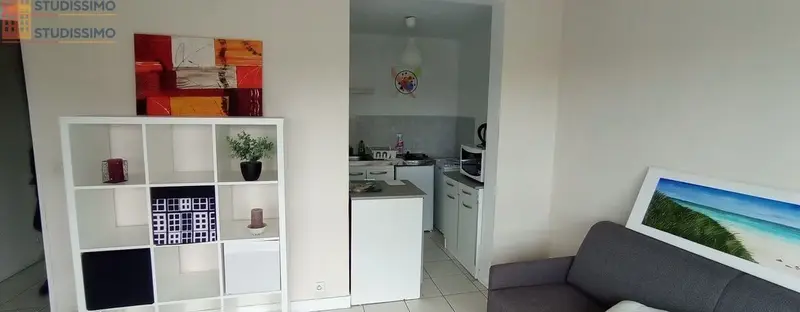 Studio meublé 24m² Brest 29200 - Meublé, DPE D - Photo 1