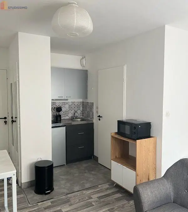 Studio meublé 22m² Brest 29200 - Meublé, DPE C - Photo 4