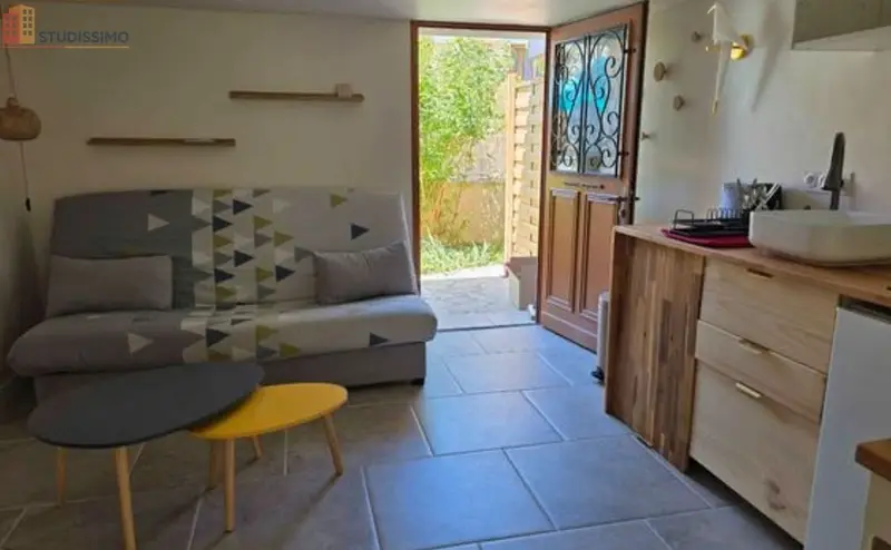Studio meublé 20m² Nîmes - Terrasse privative, meublé - Photo 1