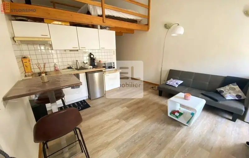Studio meublé 26m² Bagnols-sur-Cèze - Meublé, DPE D - Photo 1