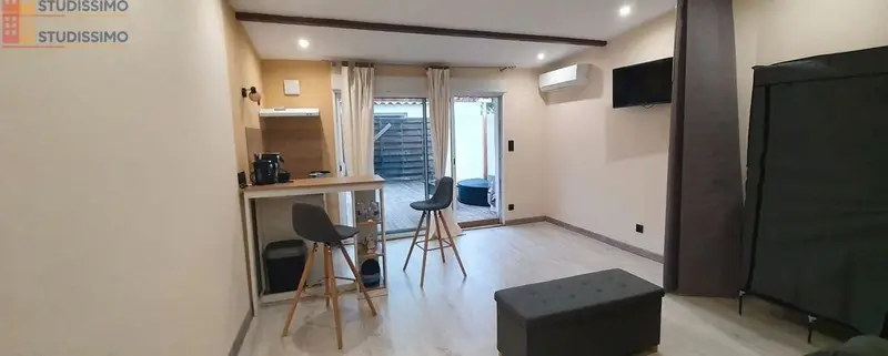 Studio 35m² Uchaud - Meublé, terrasse et parking - Photo 2