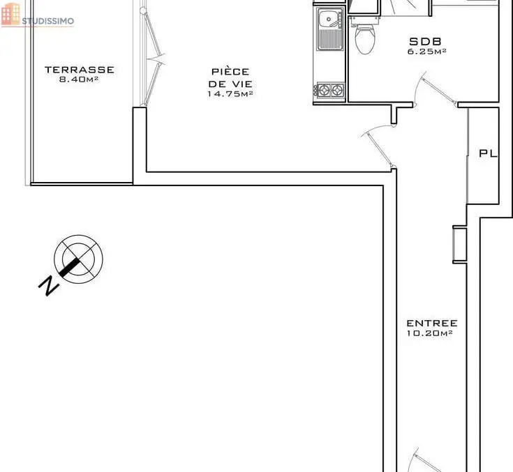 Studio 31m² Toulouse 31500 - DPE B - Photo 1