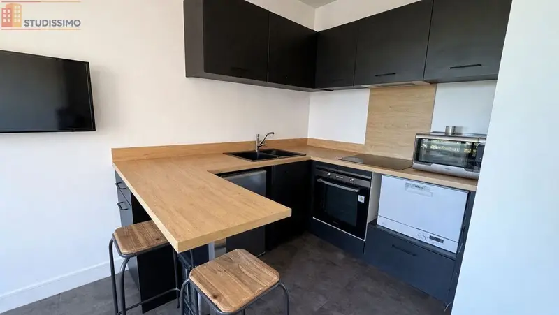 Studio meublé 26m² Toulouse centre - 7e étage, lumineux - Photo 6