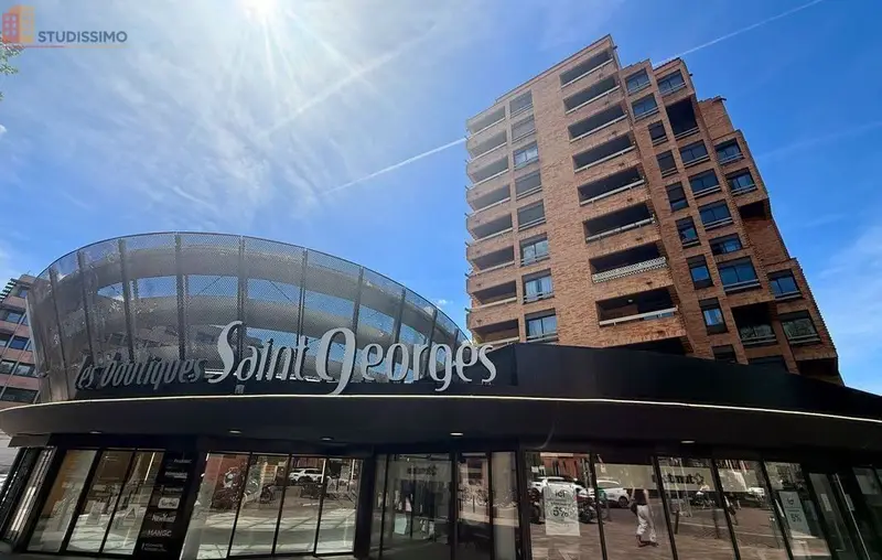 Studio meublé 26m² Toulouse centre - 7e étage, lumineux - Photo 2