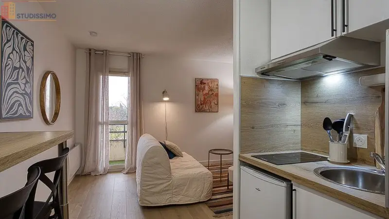 Studio meublé 20m² Toulouse 31300 - Meublé, DPE C - Photo 15