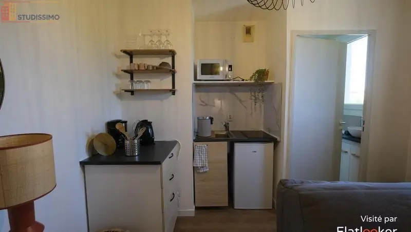 Studio meublé 18m² Toulouse 31300 - Meublé, DPE D - Photo 2