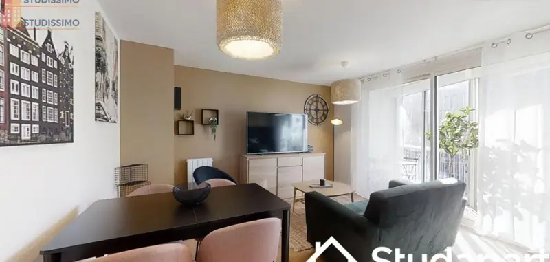 Studio meublé 9m² Toulouse 31300 - Meublé, DPE A - Photo 3