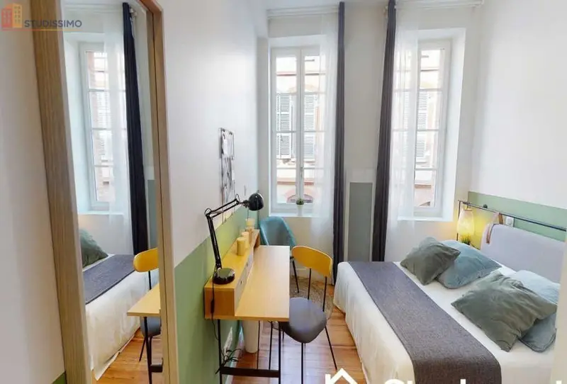 Studio meublé 13m² Toulouse 31000 - Meublé, lumineux - Photo 14
