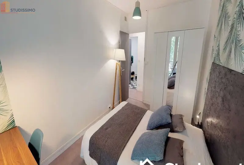 Studio meublé 10m² Toulouse 31000 - En étage élevé, lumineux - Photo 9