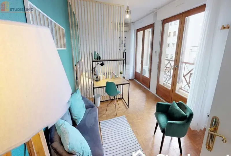 Studio meublé 19m² Toulouse centre - 6e étage, lumineux - Photo 2